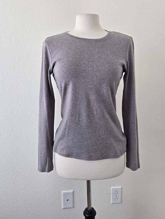 Banana Republic Tops - Banana Republic Womens Long Sleeve T-Shirt Size Medium Pima Cotton Crew Neck